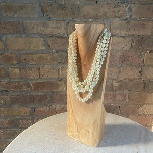 Wooden Necklace Display Piece